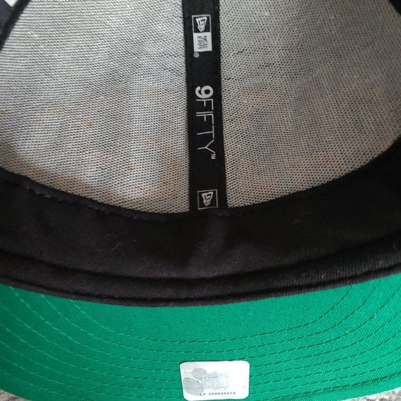 Green Bay Packers Hat Cap Snapback Adult Medium Large Gray Green New Era 9Fifty - Picture 8 of 12